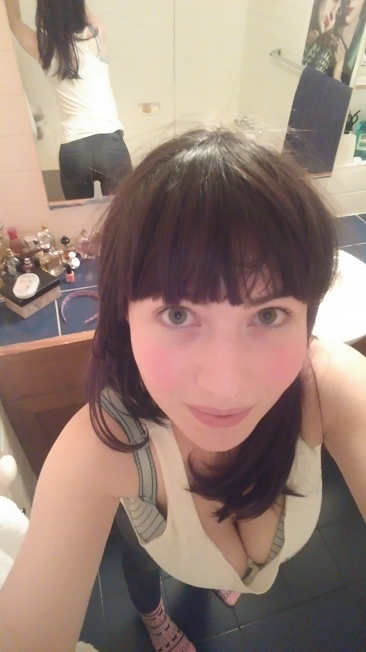 My Tits Are Great Hot Brunette