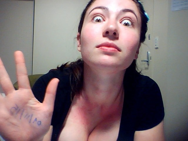 My Tits Are Great Hot Brunette