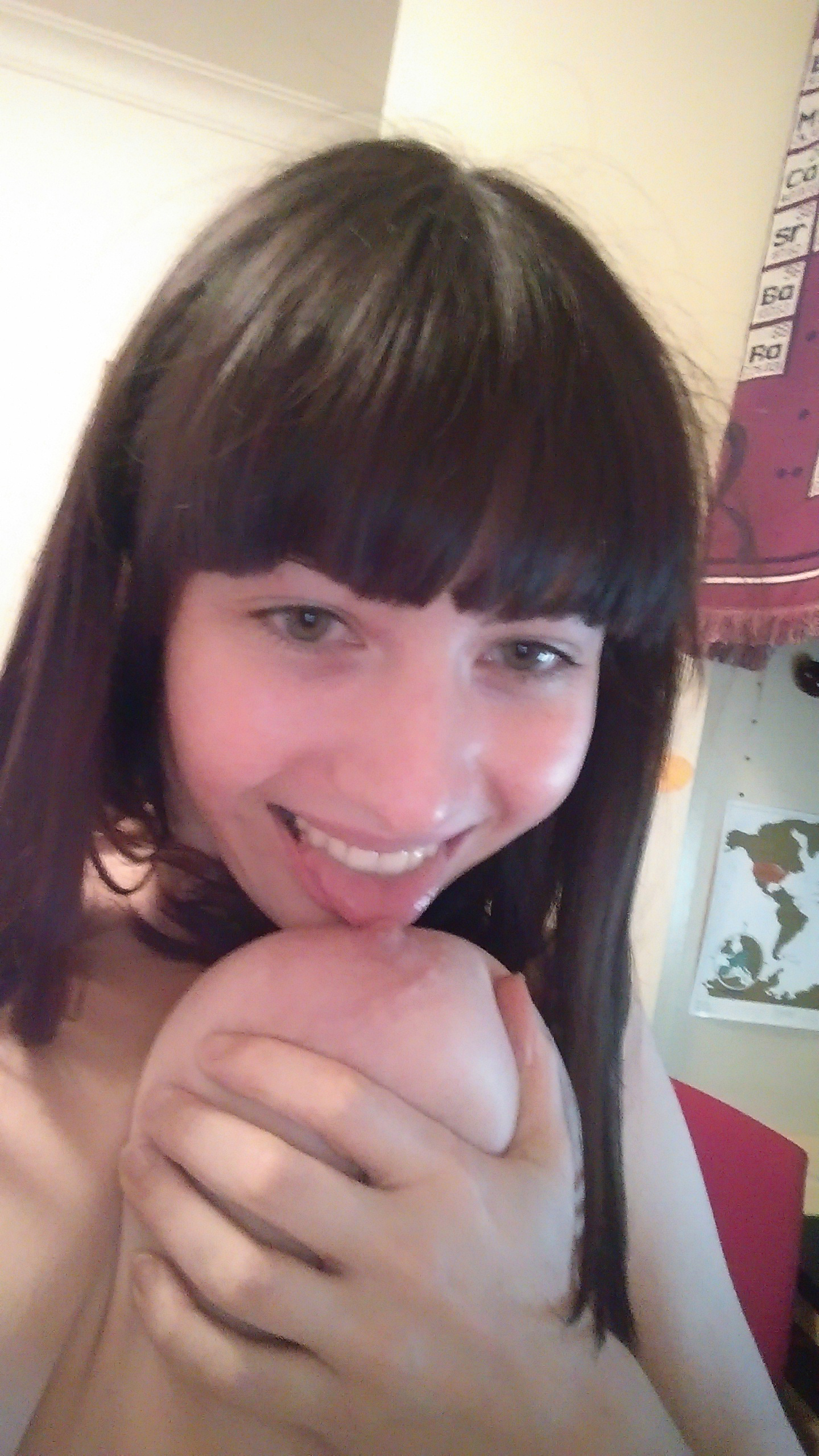 My Tits Are Great Hot Brunette