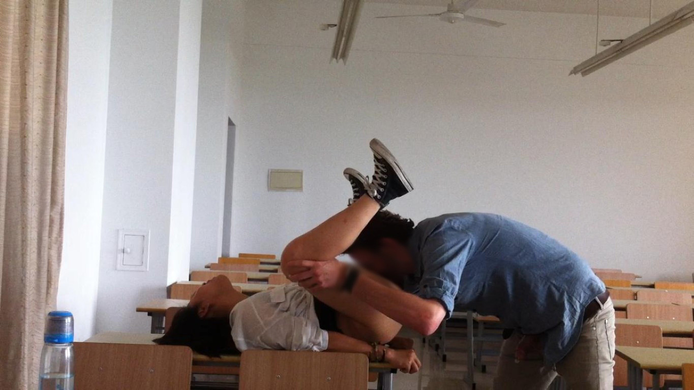 US Teacher vs. Asian Student Jill