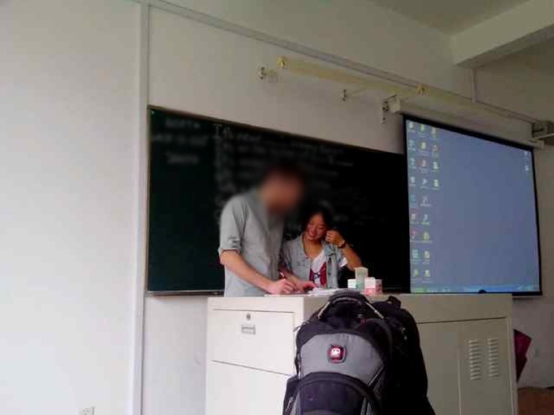 US Teacher vs. Asian Student Jill