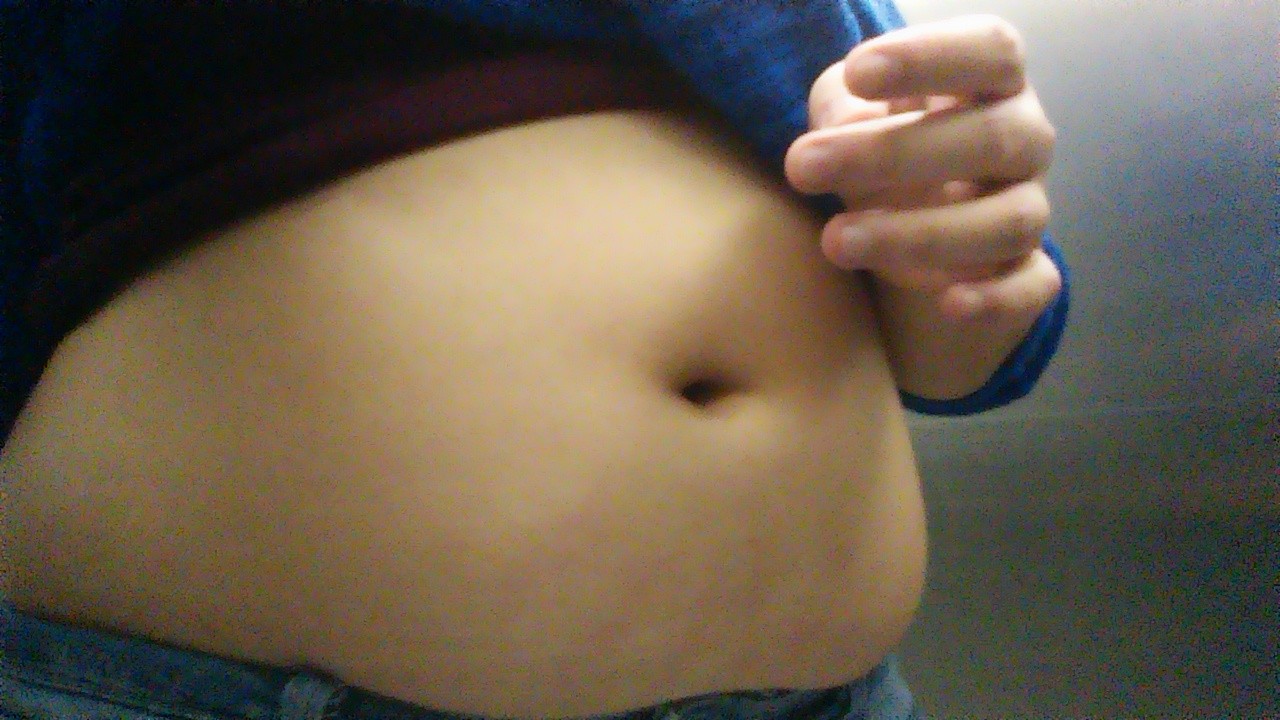 Selfie Big Belly Asian