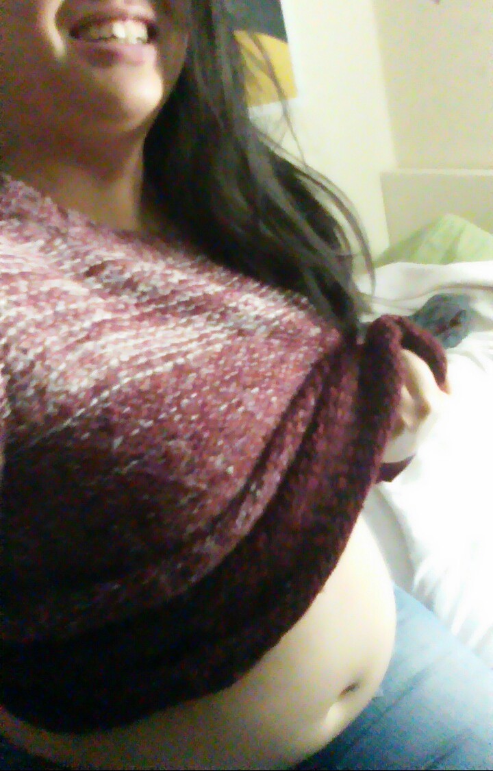 Selfie Big Belly Asian