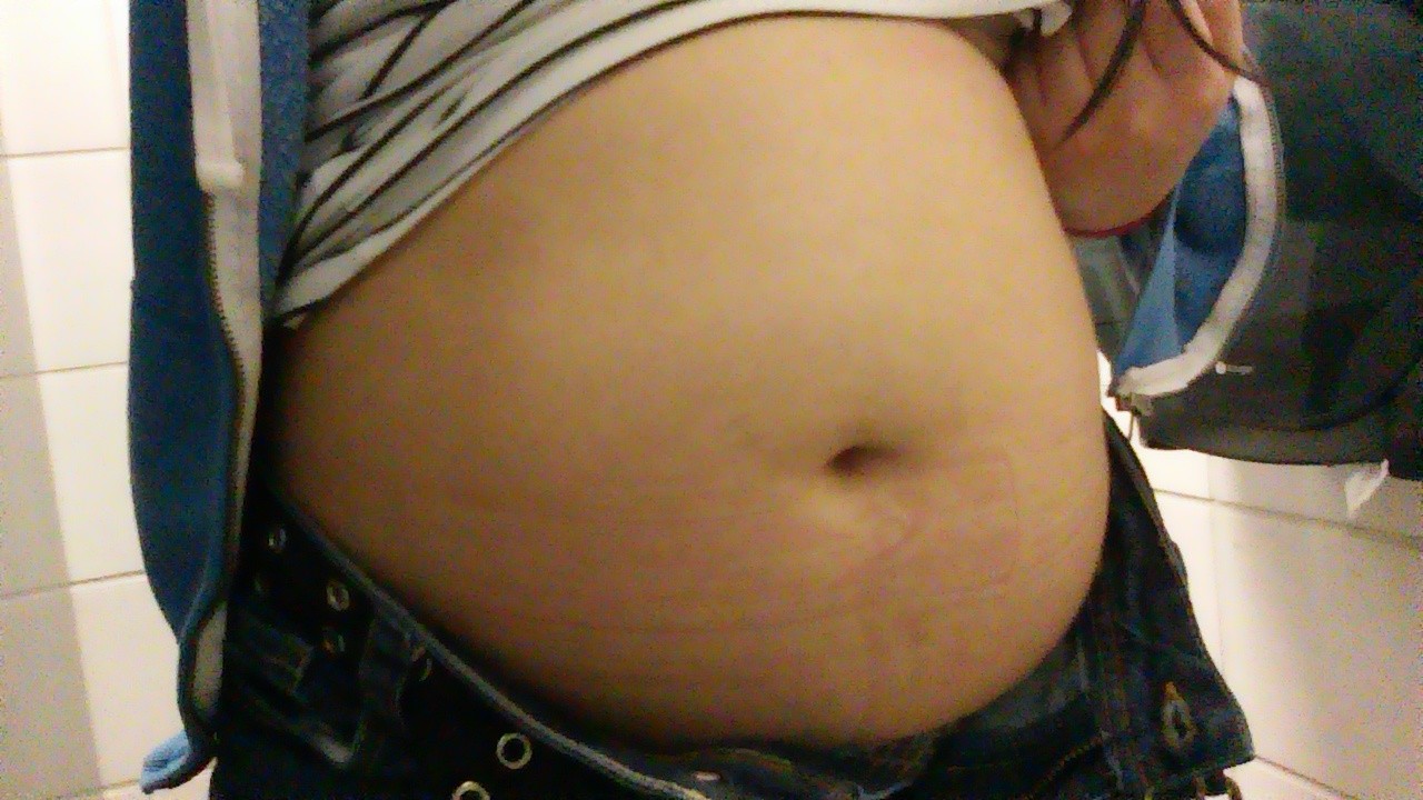 Selfie Big Belly Asian