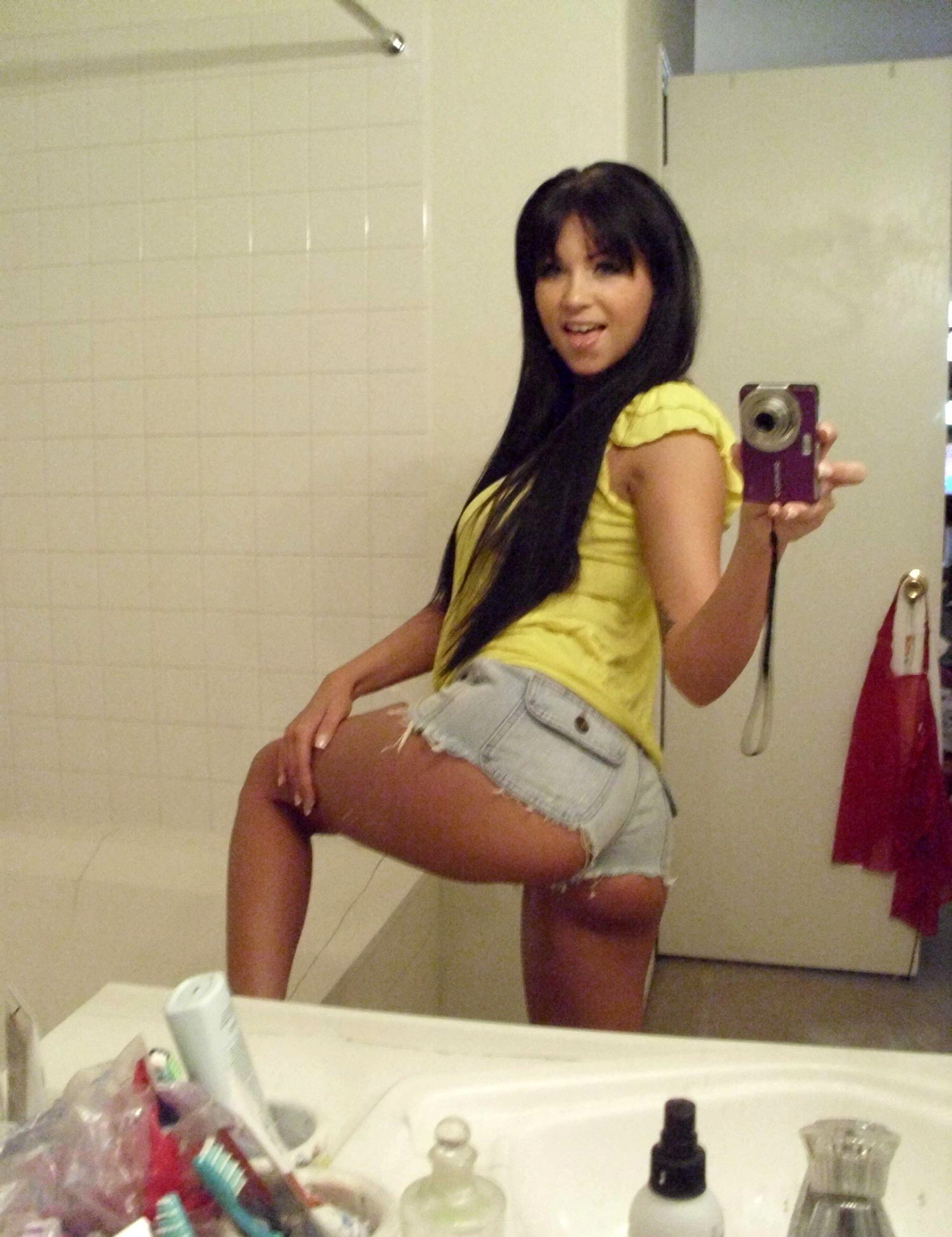 Perfect Tits Spread Pussy Selfies