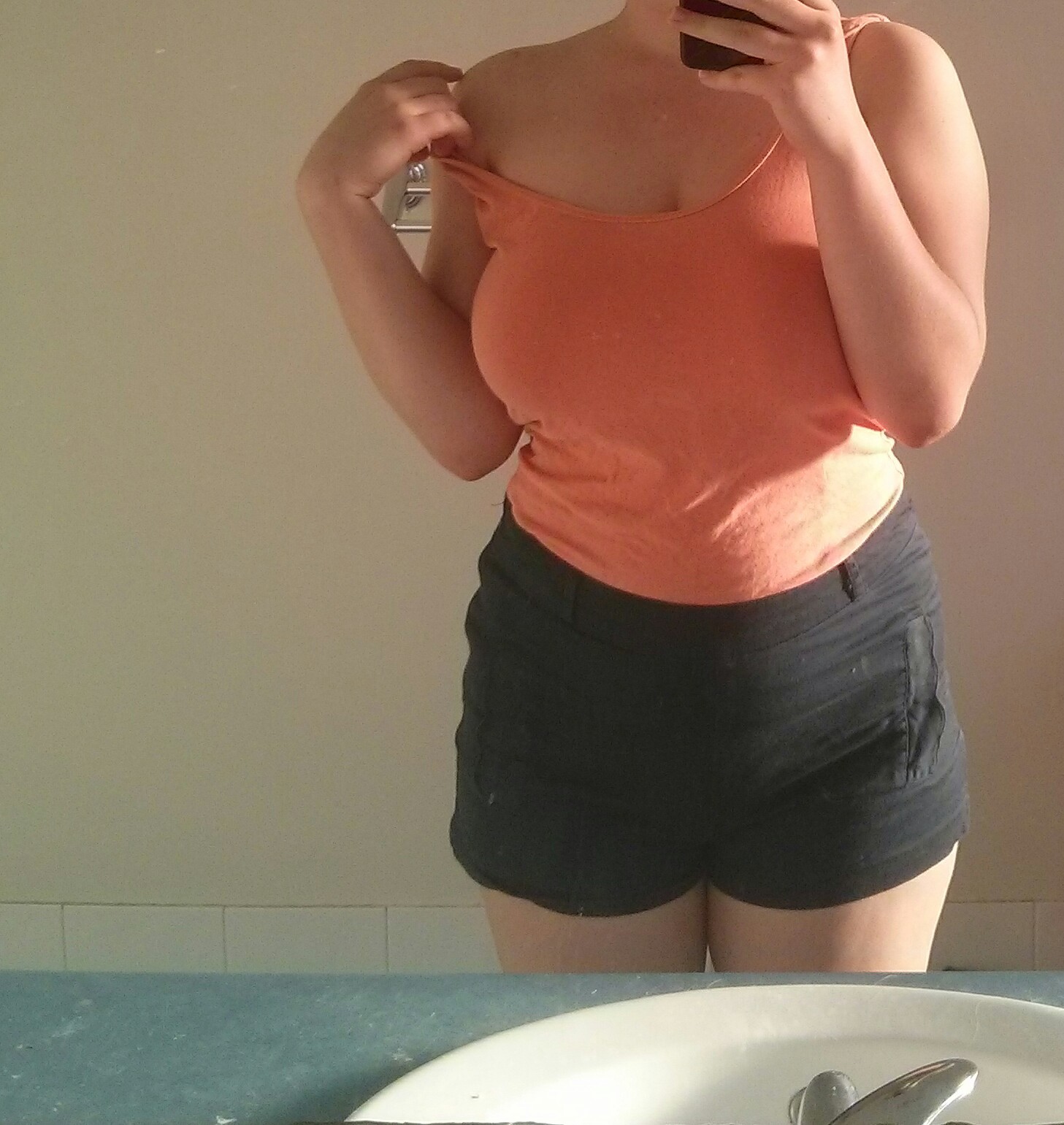 Voluptuous Big Tit Blonde Undresses