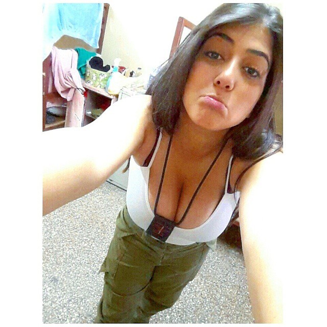 Hot Israeli Soldier With Huge Tits