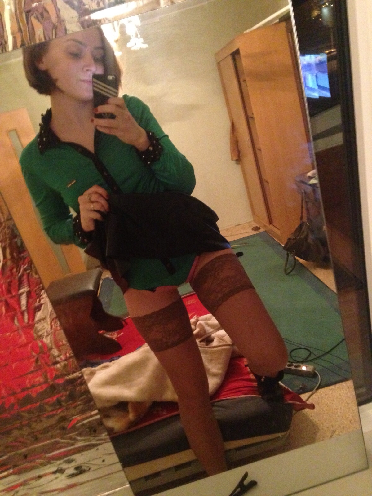 Selfie Stick Russian Hottie