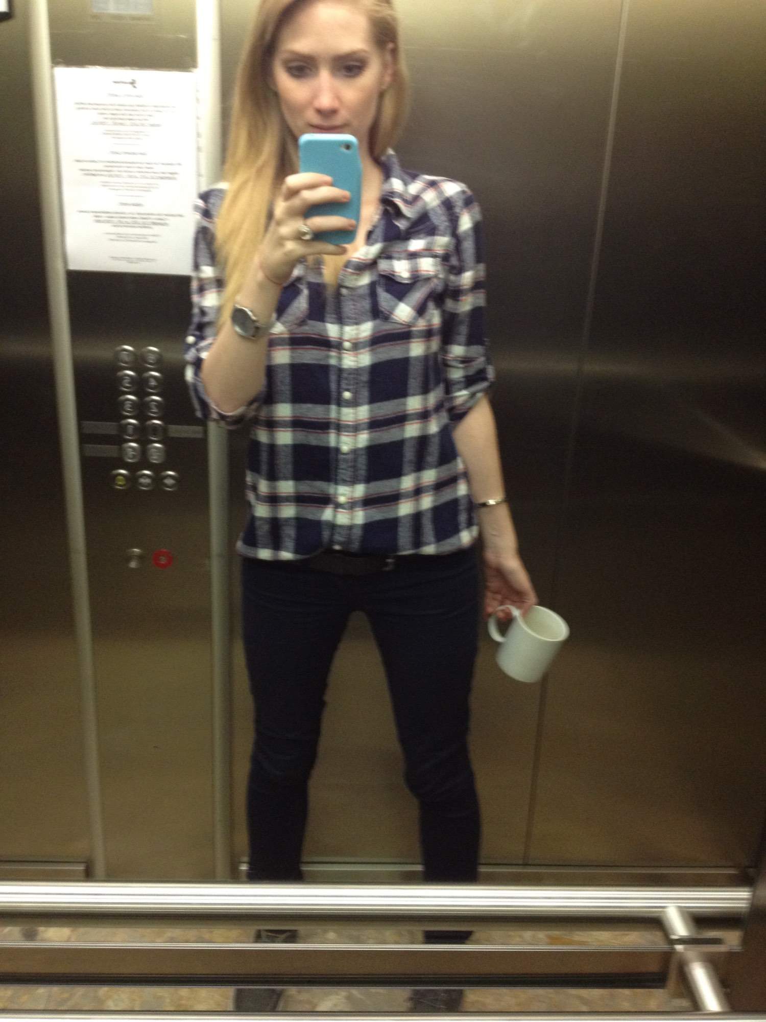 Selfie Swedish Blonde Loves Converse