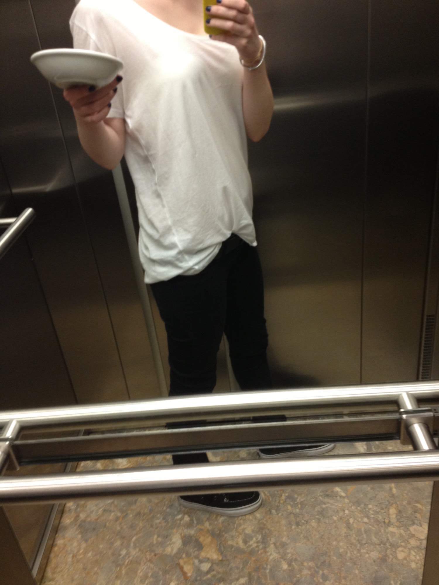 Selfie Swedish Blonde Loves Converse