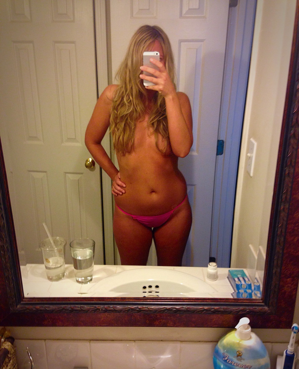 Super Wet Selfie Horny Blonde Milf #1