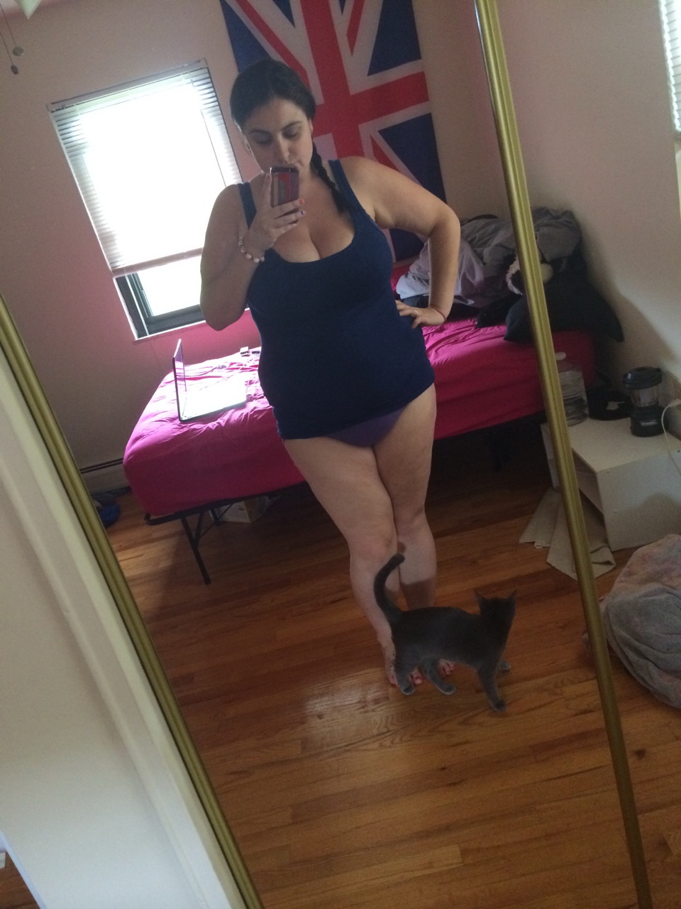 Big Breasted British Selfie Babe