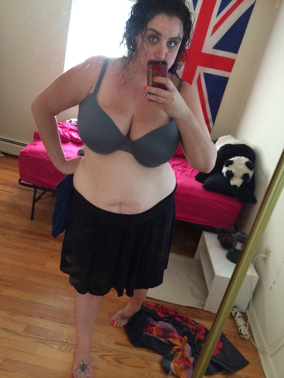 Big Breasted British Selfie Babe