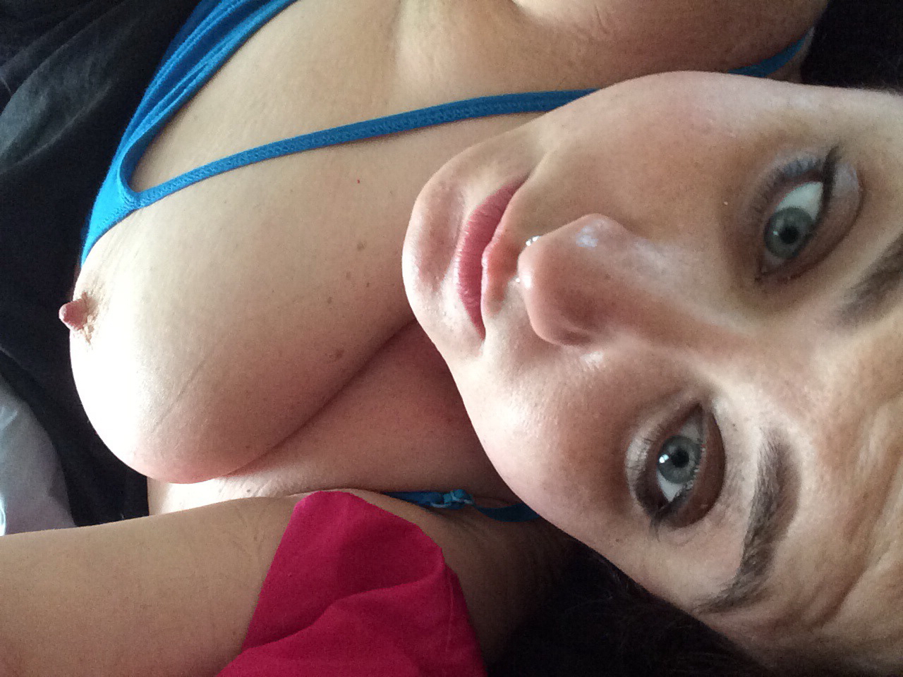 Big Breasted British Selfie Babe