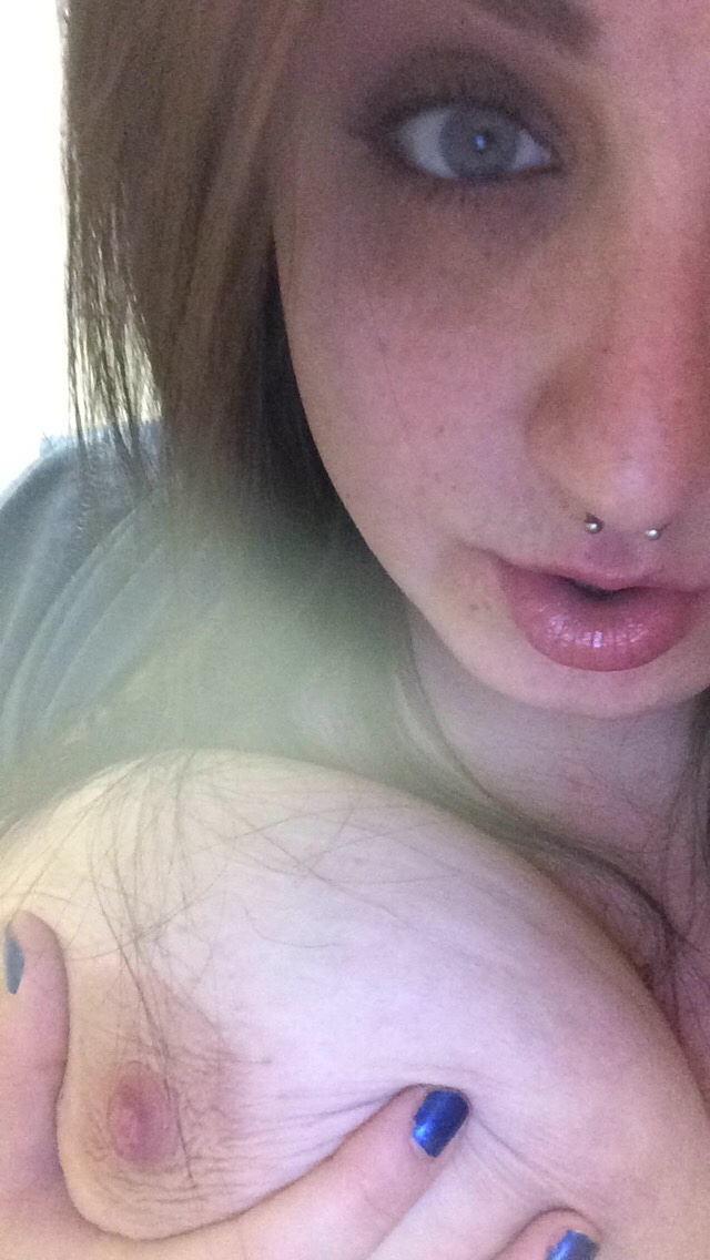 Big Breasted British Selfie Babe