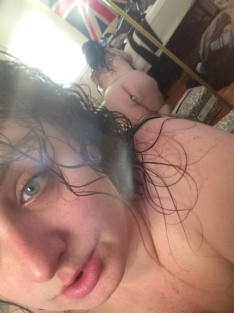 Big Breasted British Selfie Babe