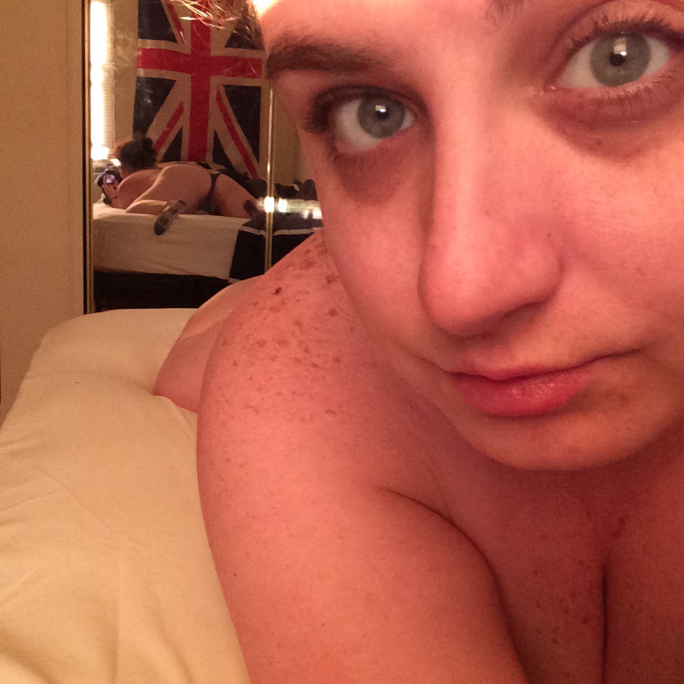 Big Breasted British Selfie Babe