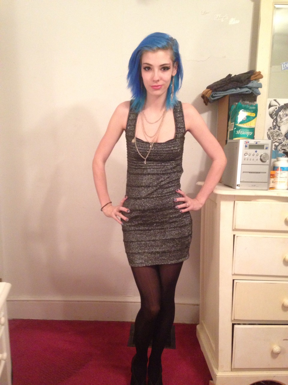 Sexy Ember Burns Daily Life