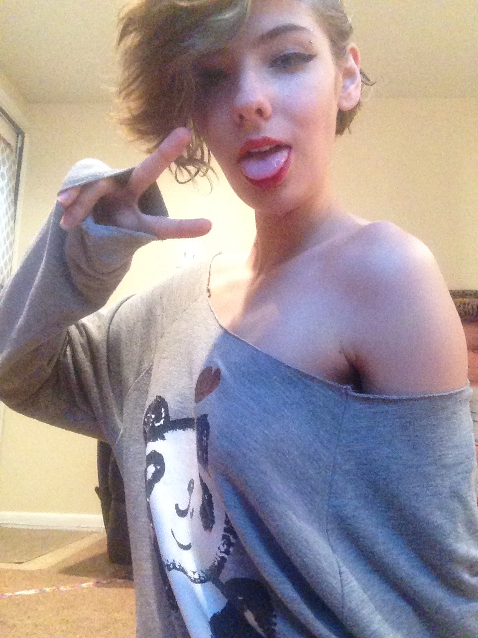 Sexy Ember Burns Daily Life