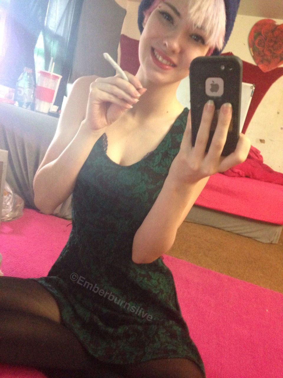 Sexy Ember Burns Daily Life