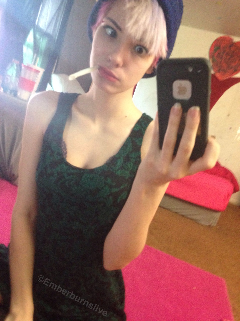 Sexy Ember Burns Daily Life