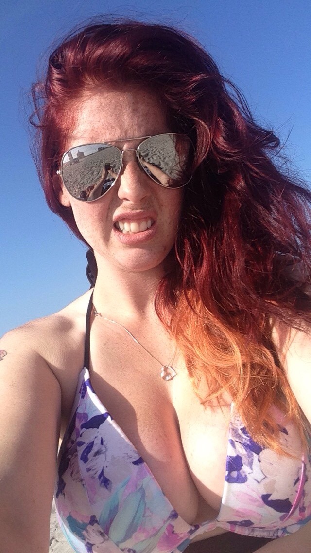 Busty Freckled Redhead Ex Marine