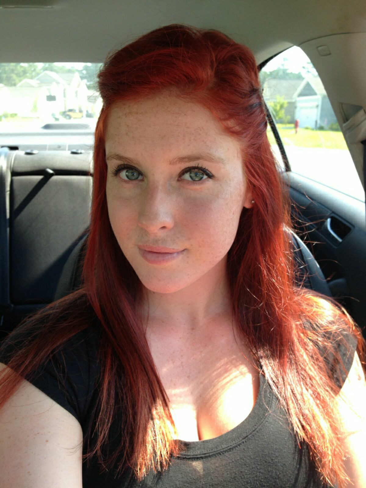 Busty Freckled Redhead Ex Marine