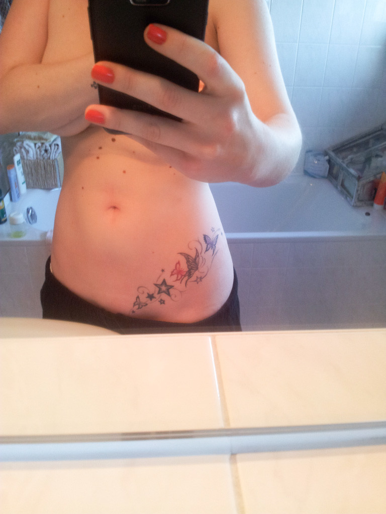 Cute Blonde Bra and Panties Selfie Shots