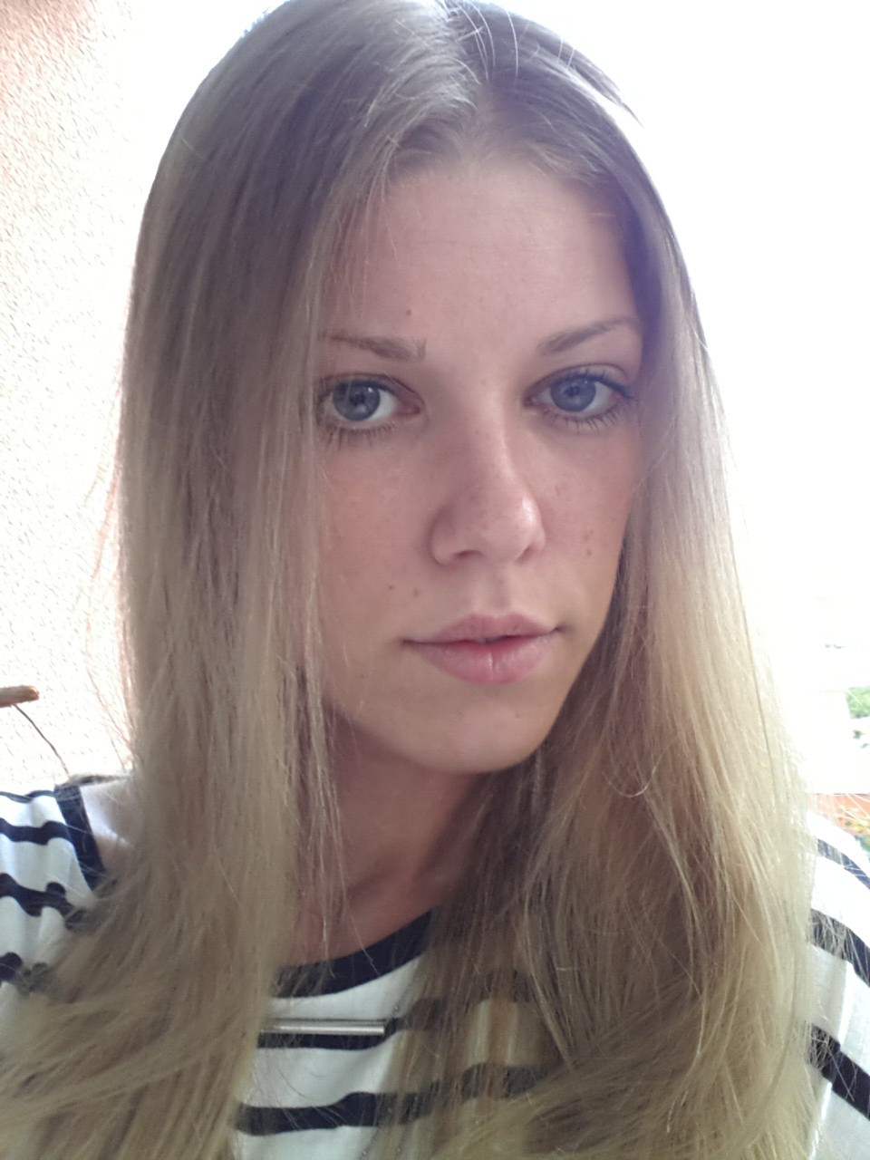 Cute Blonde Bra and Panties Selfie Shots