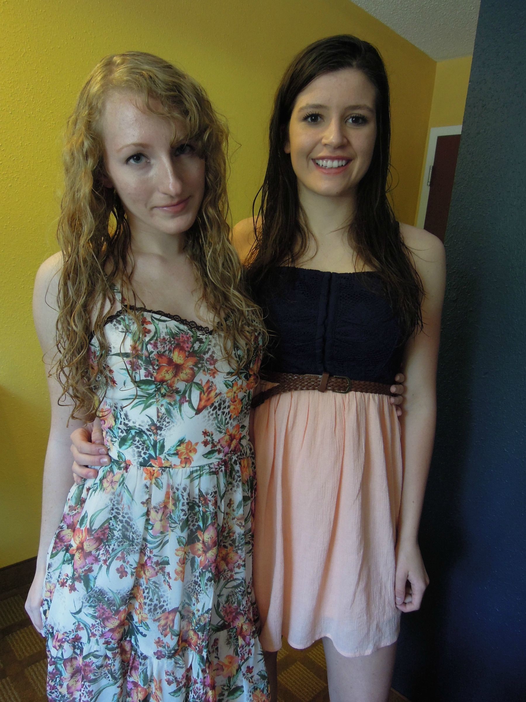 Two Girls One Swanky Hotel Room