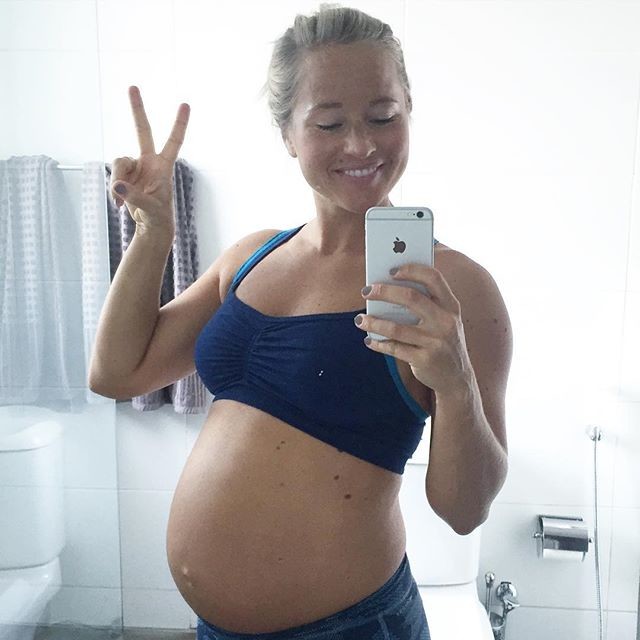 Fit Blonde Scandanavian Preggo