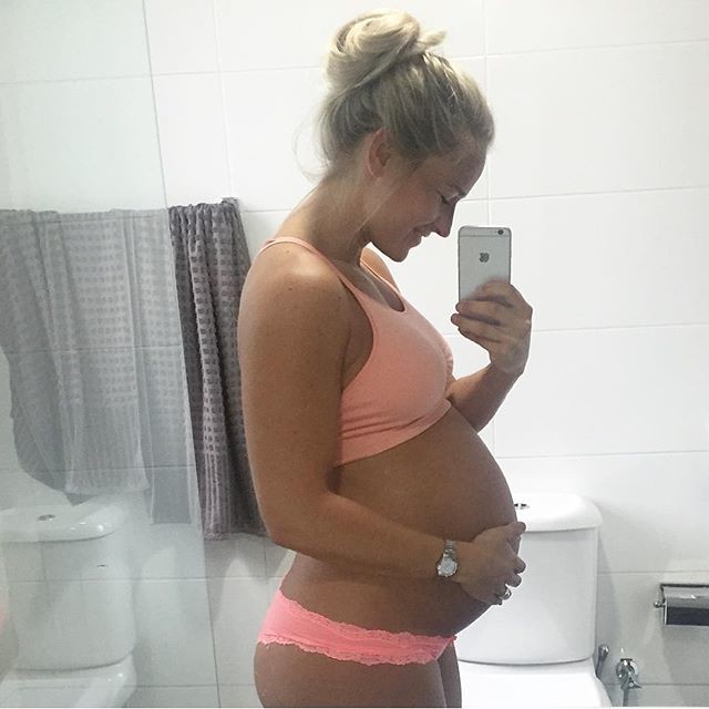 Fit Blonde Scandanavian Preggo