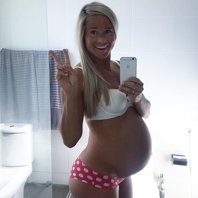 Fit Blonde Scandanavian Preggo