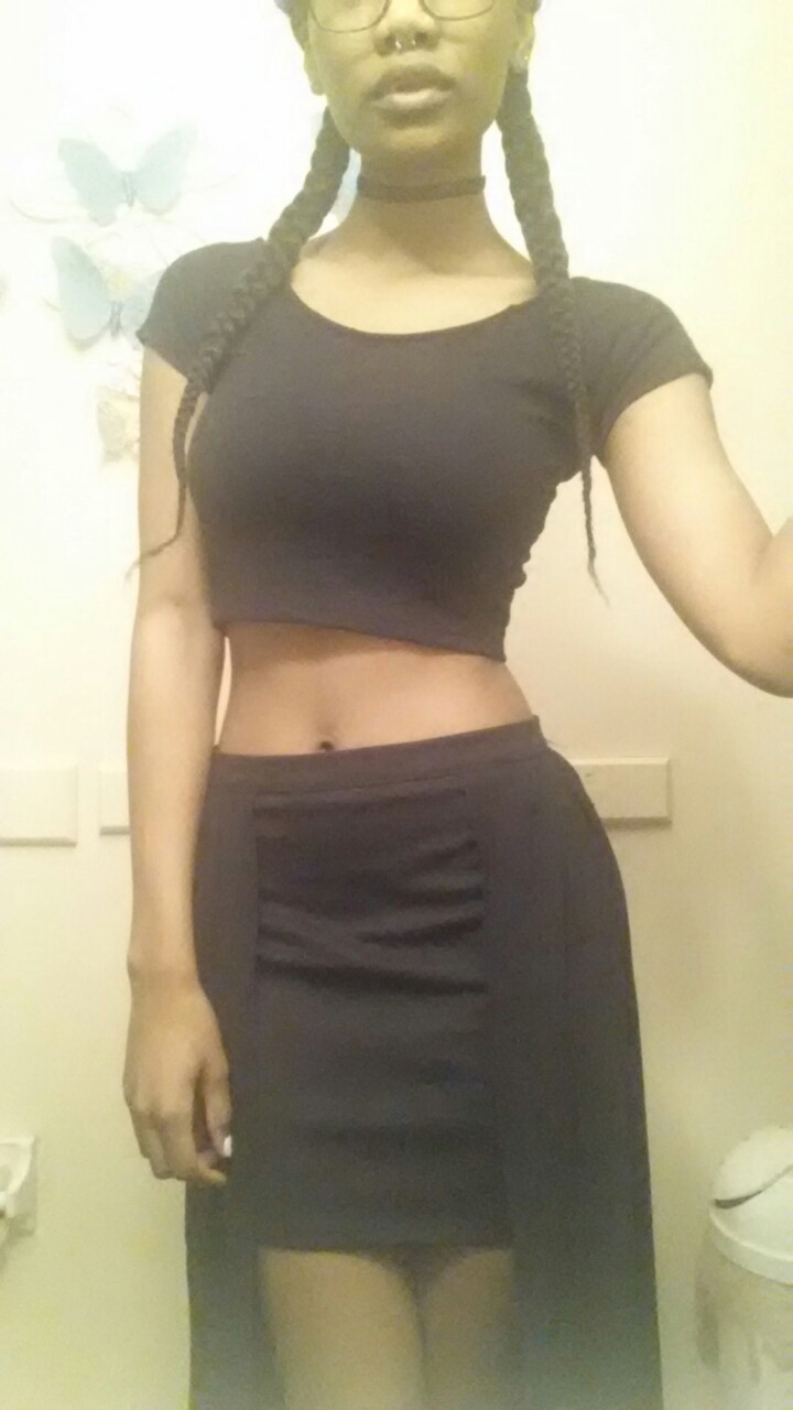 Big Breasted Ebony Selfies