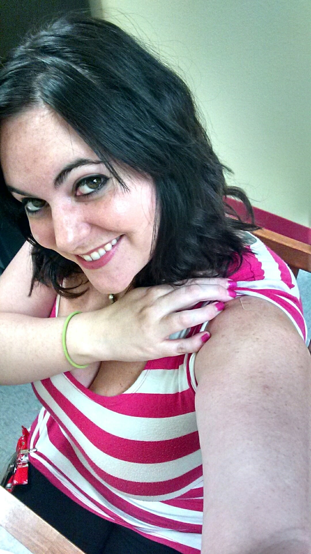 Pretty Brunette Enormous Naturals Wow