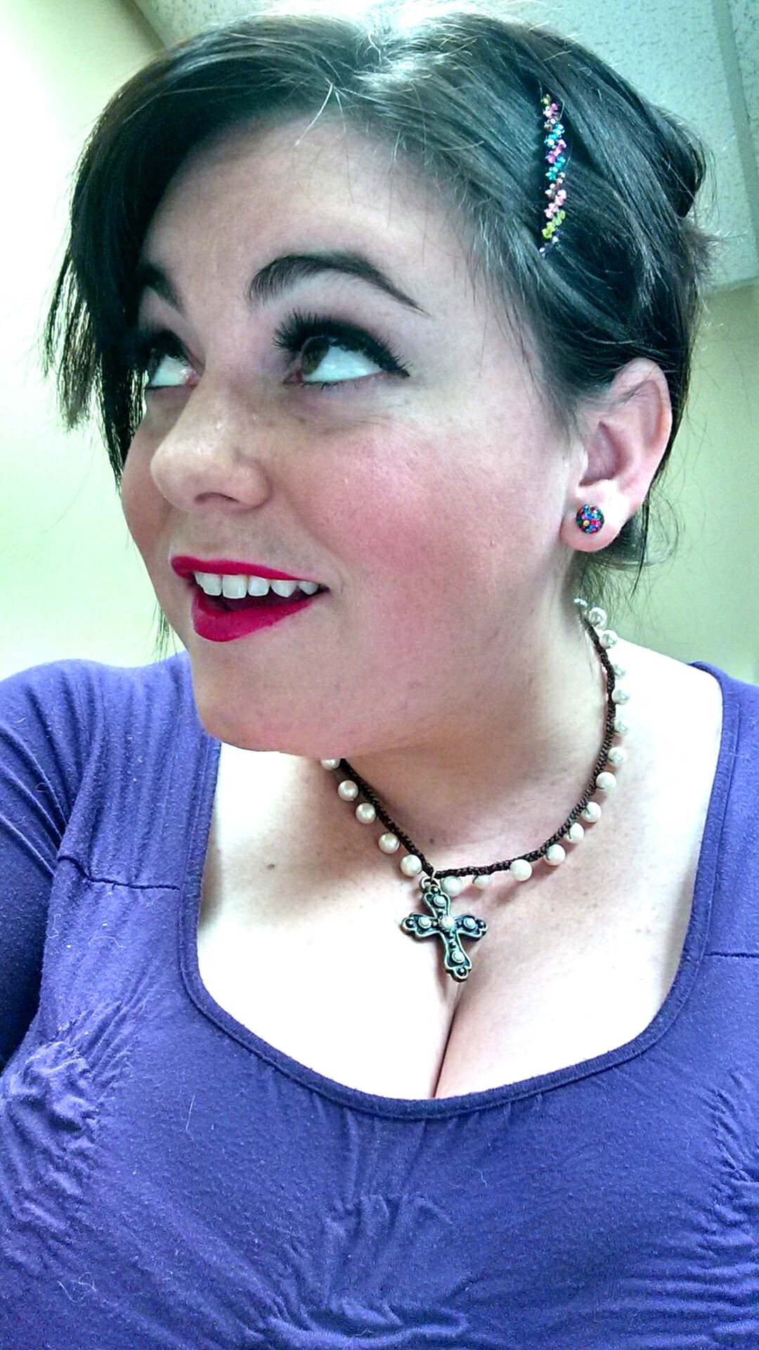 Pretty Brunette Enormous Naturals Wow