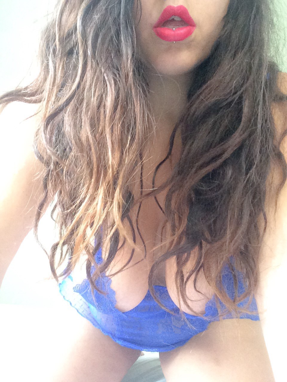 Thick Brunette Showing Thick Wet Pussy