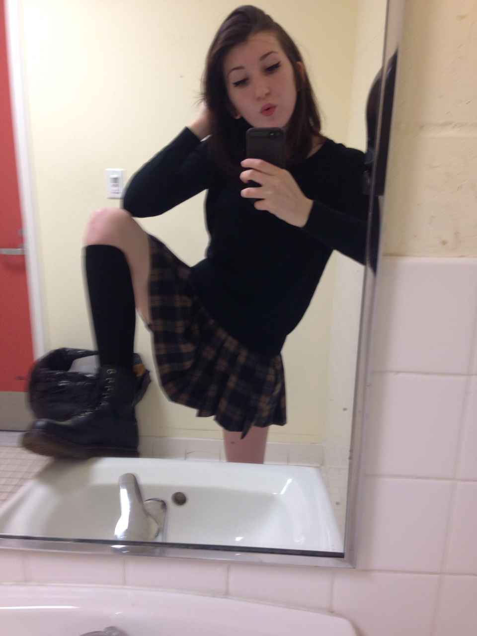 In The Apartment Alone Brunette