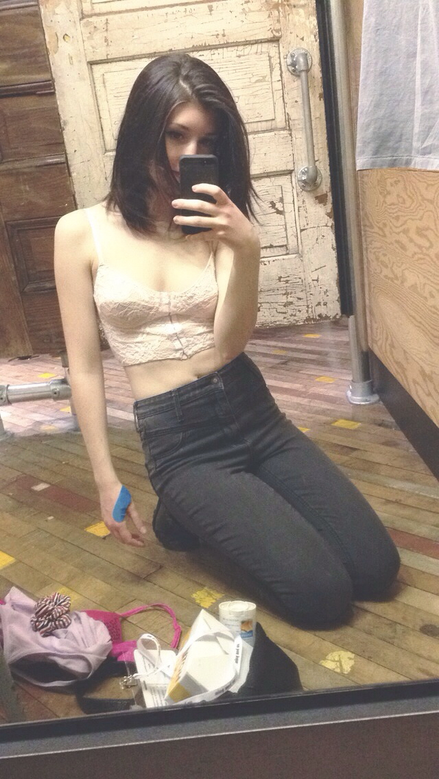 In The Apartment Alone Brunette