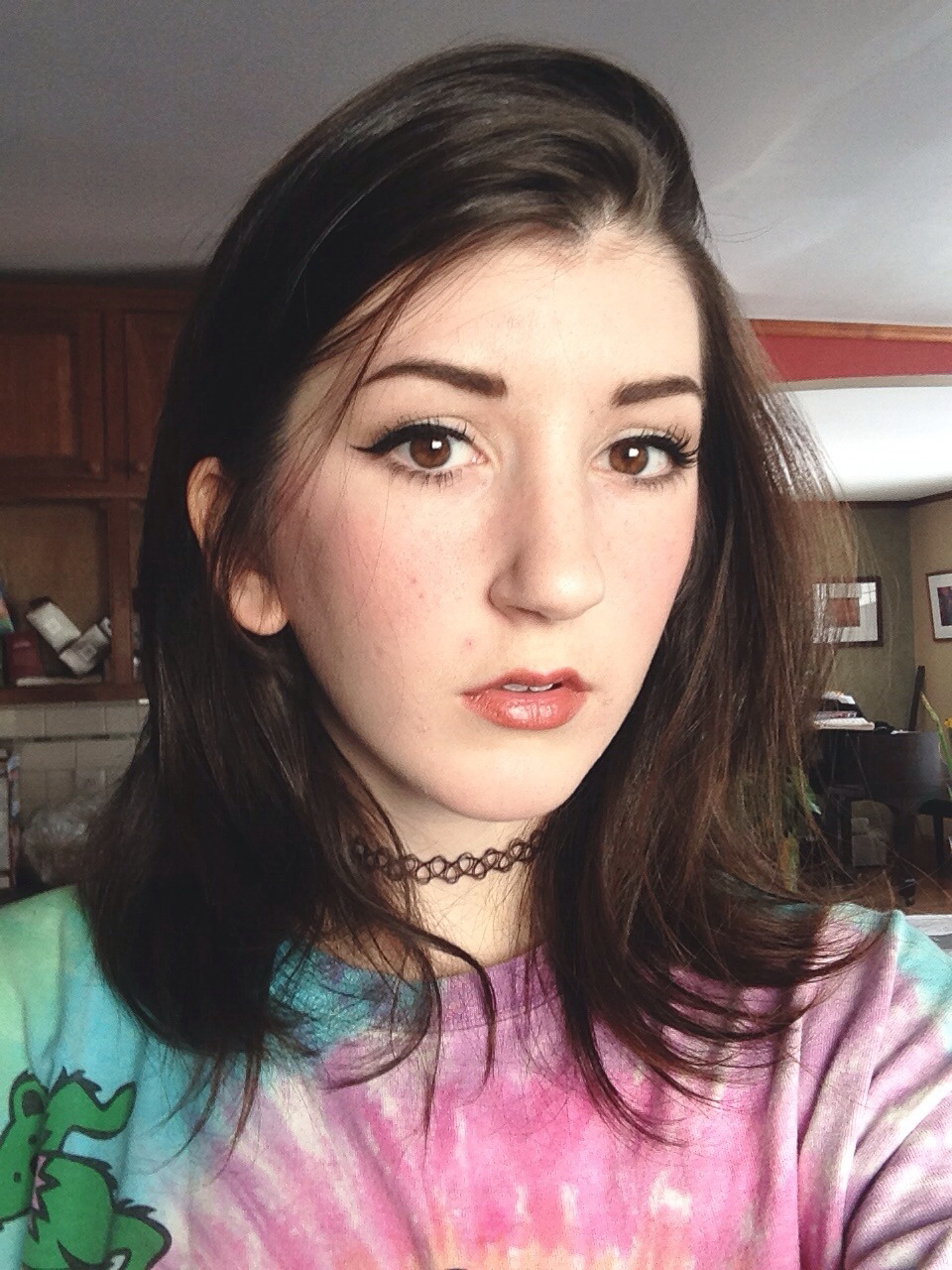 In The Apartment Alone Brunette