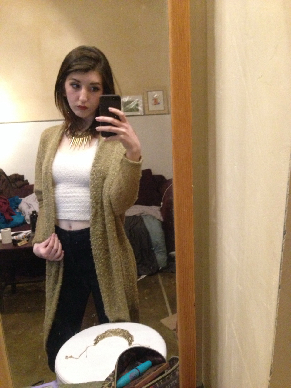 In The Apartment Alone Brunette