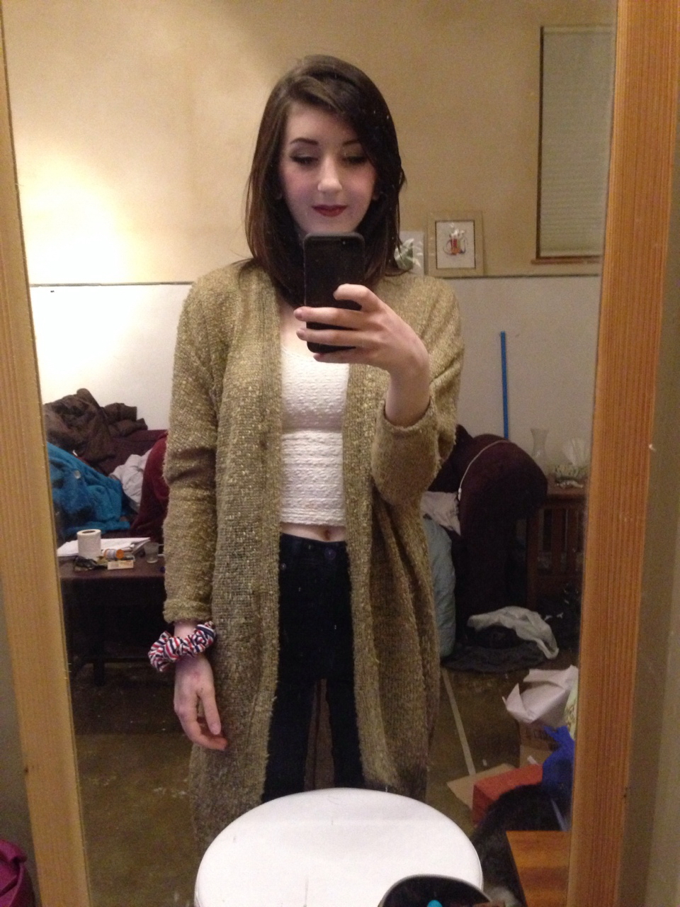 In The Apartment Alone Brunette