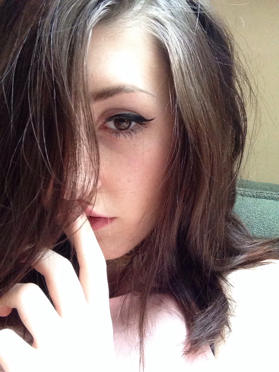 In The Apartment Alone Brunette