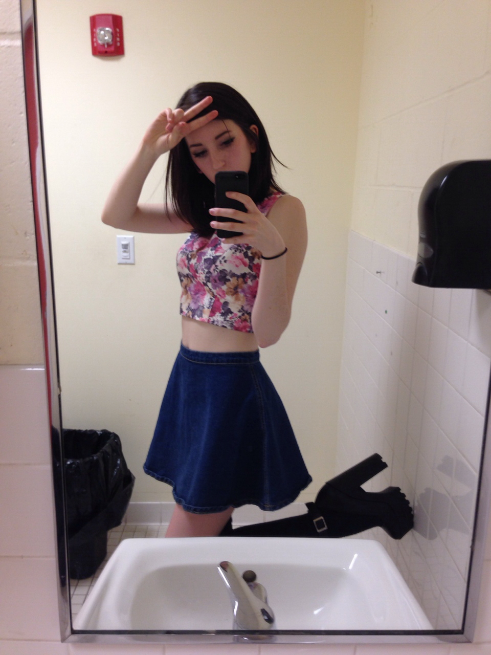 In The Apartment Alone Brunette