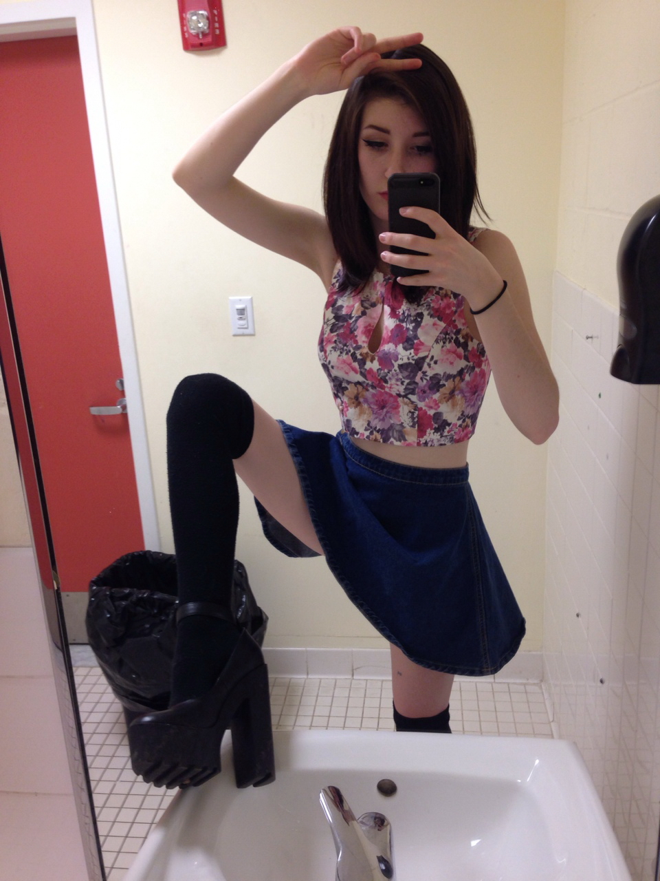 In The Apartment Alone Brunette