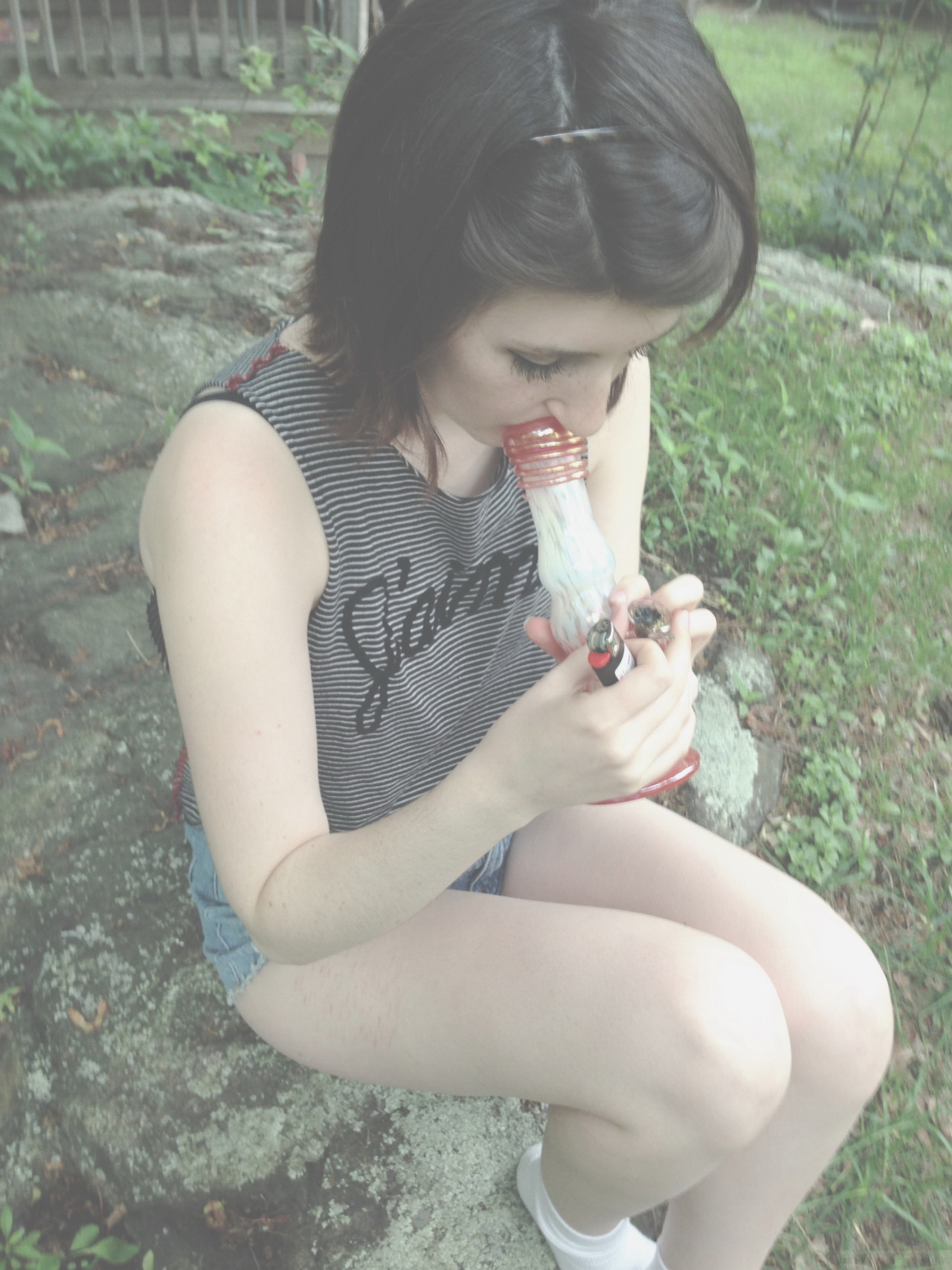 In The Apartment Alone Brunette