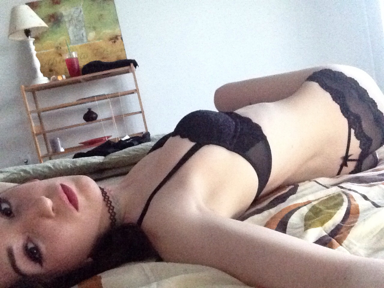 In The Apartment Alone Brunette