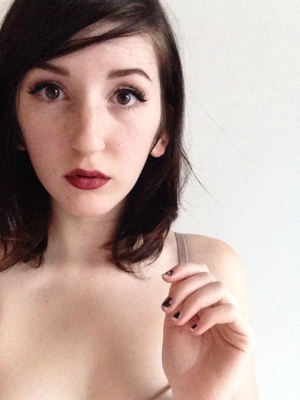 In The Apartment Alone Brunette