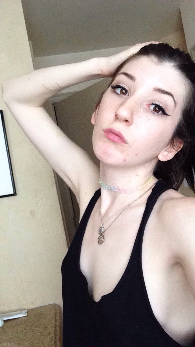 In The Apartment Alone Brunette