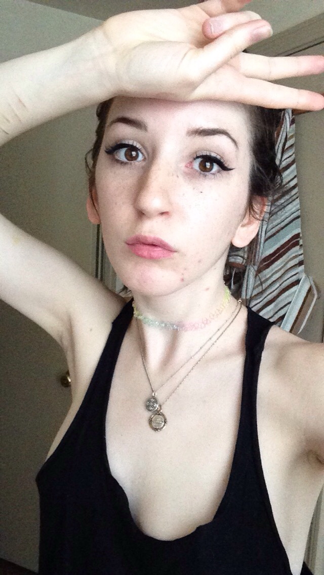 In The Apartment Alone Brunette